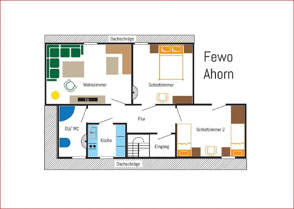 Drognitz Ferienhaus Richter מראה חיצוני תמונה